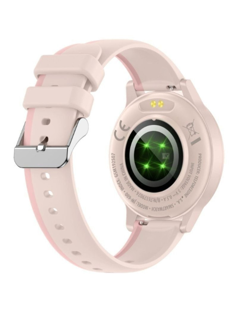 Forever Smartwatch IGo Watch 4 JW-600 Notificaciones/ Frecuencia Cardiaca/ Rosa