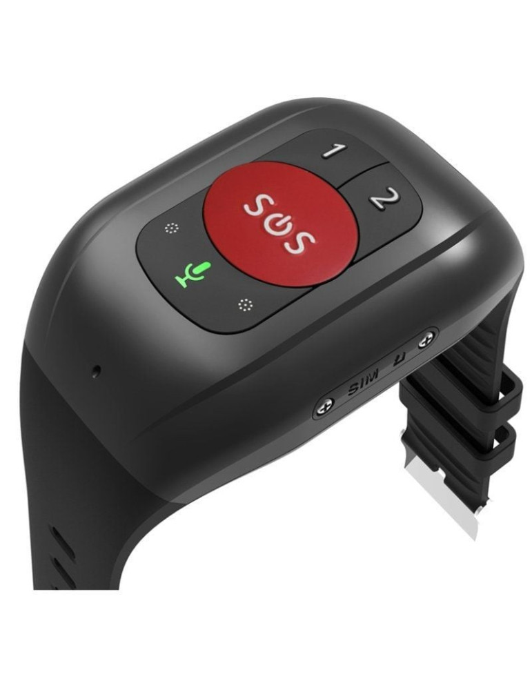 Pulsera Smartband Leotec Senior Smart Band 4G/ Roja y Negra