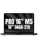 Apple Macbook Pro 16"/ M5 Max 18-Core CPU/ 36GB/ 2TB SSD/ 32-Core GPU/ Negro Espacial