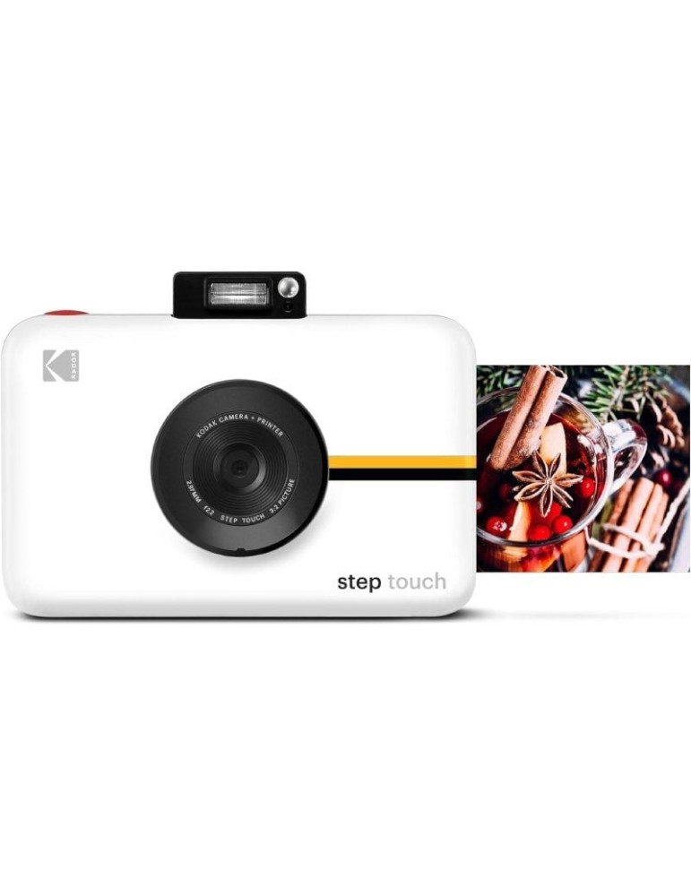 Cámara Digital Instantánea Kodak STEP Touch/ 13MP/ Tamaño Foto 2"x3"/ Blanca