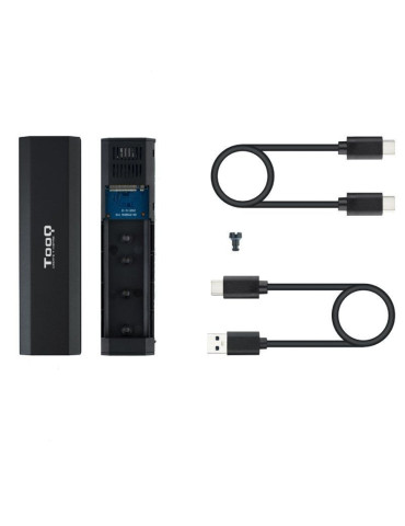 Caja Externa para Disco SSD M.2 NVMe TooQ TQE-2223B/ USB 3.2/ Sin tornillos 2