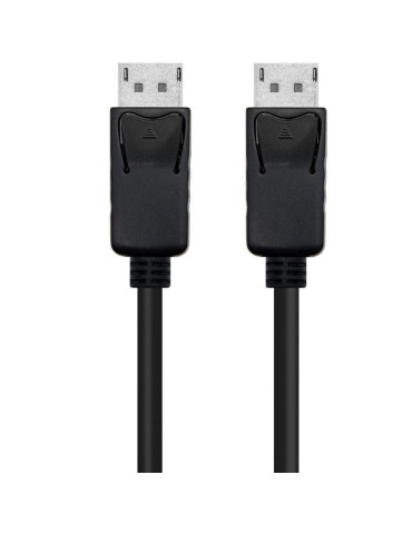 Cable DisplayPort Nanocable 10.15.2702/ DisplayPort Macho - DisplayPort Macho/ 2m/ Negro 2