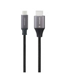 Cable Conversor Nanocable 10.15.5262/ USB Tipo-C Macho - HDMI Macho/ 1.8m/ Negro