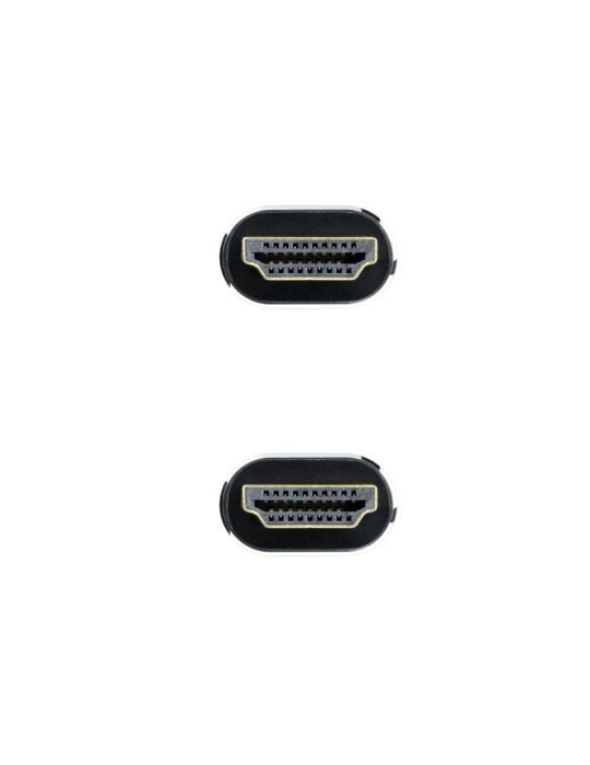Cable HDMI 2.1 8K Nanocable 10.15.8002/ HDMI Macho - HDMI Macho/ 2m/ Negro