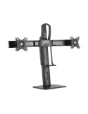 Soporte de Sobremesa con Contrapeso para 2 Monitores Aisens DT27TSR-065/ Giratorio/ Inclinable/ hasta 6kg