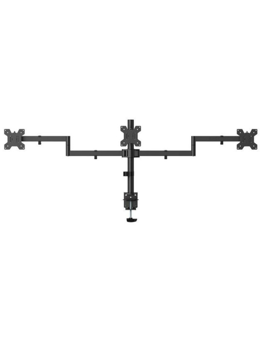 Soporte de Mesa para 3 Monitores Aisens DT27TSR-281/ Giratorio/ Inclinable/ hasta 10kg