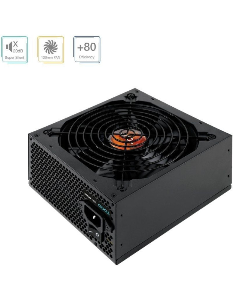 Fuente de Alimentación TooQ TQHELIOS-850SP/ 850W/ Ventilador 12cm/ 80 Plus Bronze