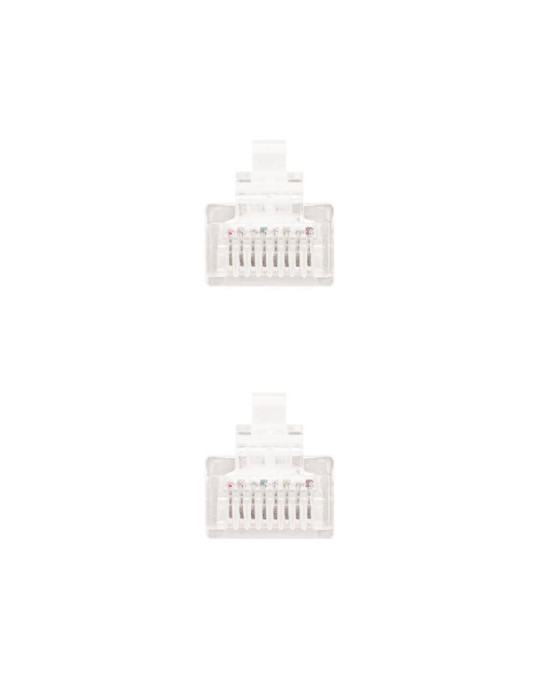 Cable de Red RJ45 UTP Nanocable 10.20.0102-W Cat.5e/ 2m/ Blanco