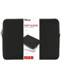 Funda Trust Primo Soft Sleeve para Portátiles hasta 13.3"/ Negra