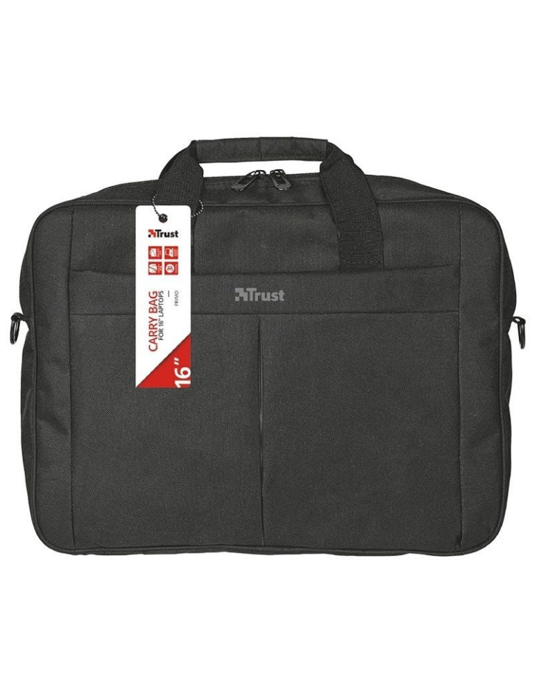 Maletín Trust Primo para Portátiles hasta 16"/ Negro