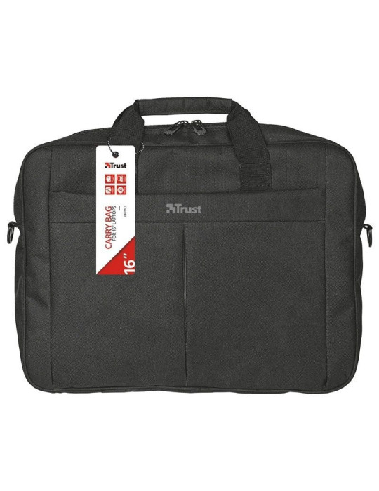 Maletín Trust Primo para Portátiles hasta 16"/ Negro