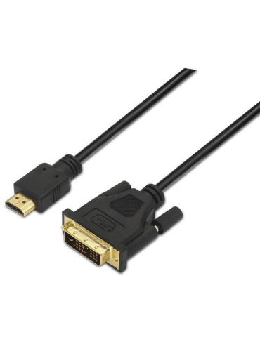 Cable HDMI Aisens A117-0090/ DVI Macho - HDMI Macho/ 1.8m/ Negro