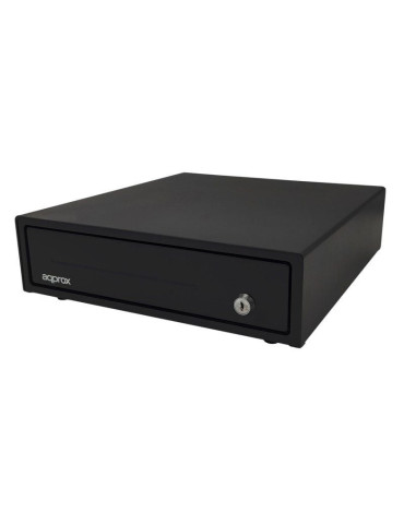 Cajón Portamonedas Approx appCASH33/ Manual y Automático/ Negro 2