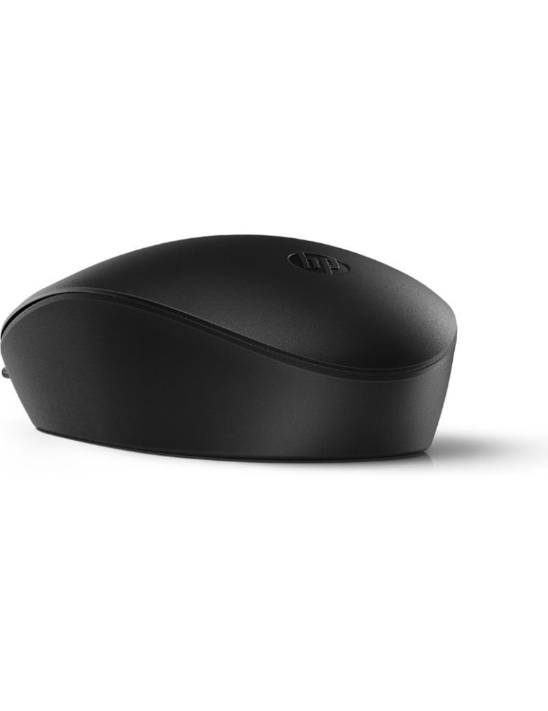 Ratón HP 125/ Hasta 1200 DPI/ Negro/ Formato Bulk