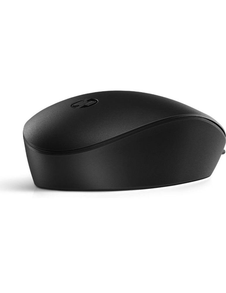 Ratón HP 125/ Hasta 1200 DPI/ Negro/ Formato Bulk