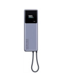 Powerbank 10000mAh Xiaomi Power Bank 10000 Integrated Cable/ 165W/ Gris