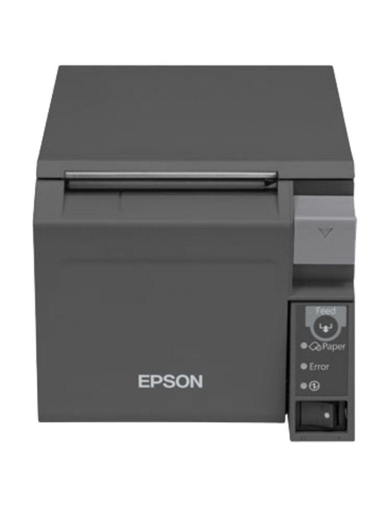 Impresora de Tickets Epson TM-T70II/ Térmica/ Ancho papel 80mm/ USB-Ethernet/ Negra