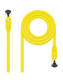 Cable de Red RJ45 SSTP Nanocable 10.20.2002-Y Cat.8.1/ 2m/ Amarillo