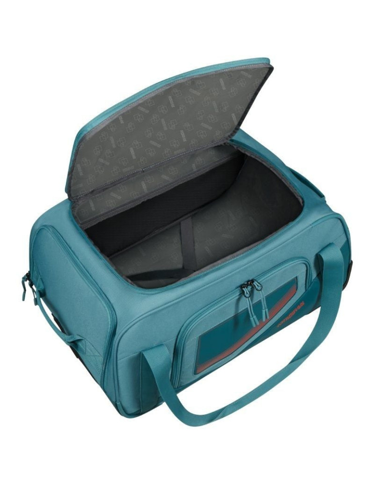 Bolsa de Viaje con Ruedas American Tourister City Racer S/ 55x35x25cm/ 2 Ruedas/ Azul Verdoso