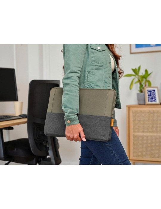 Funda Trust Lisboa para Portátiles hasta 16"/ Verde