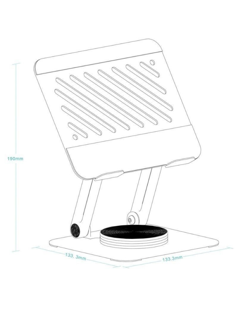 Soporte para Tablet TooQ PH-NARVI-S/ Plata