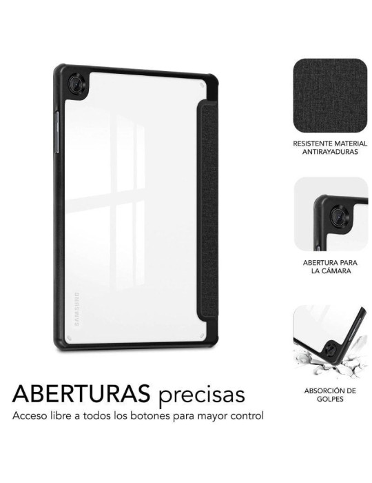 Funda Subblim Clear Shock Case para Samsung A11+/ Negra