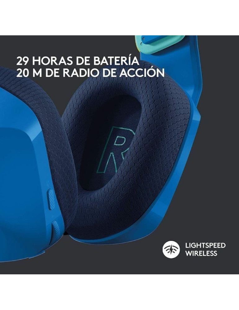 Auriculares Gaming Inalámbricos con Micrófono Logitech G733/ Azules