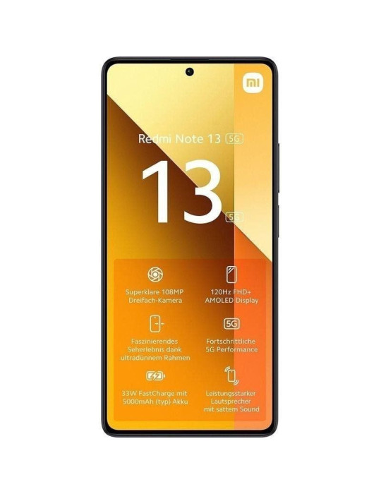 Smartphone Xiaomi Redmi Note 13 NFC 8GB/ 256GB/ 6.67"/ 5G/ Negro