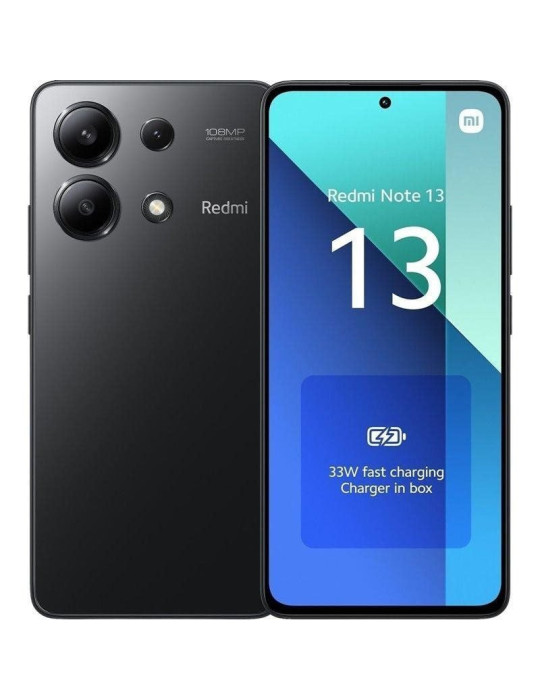 Smartphone Xiaomi Redmi Note 13 6GB/ 128GB/ 6.67"/ Negro