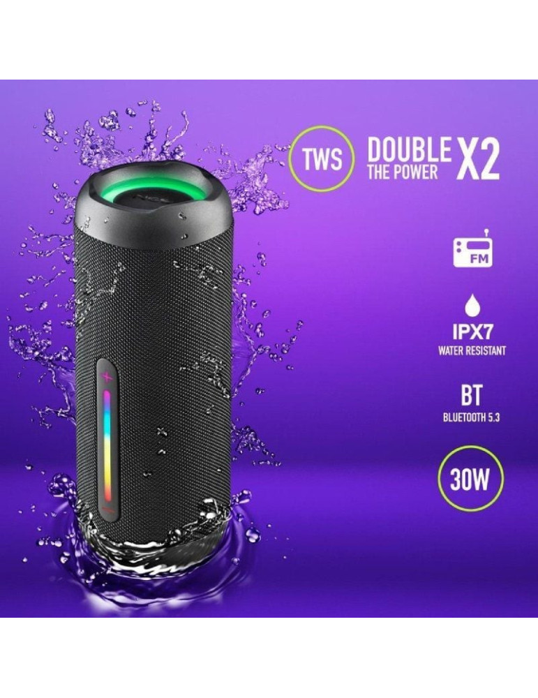 Altavoz con Bluetooth NGS Roller Furia 2/ 30W/ 2.0