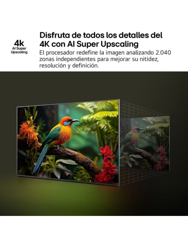 Televisor LG UHD 43UA74006LB 43"/ Ultra HD 4K/ Smart TV/ WiFi