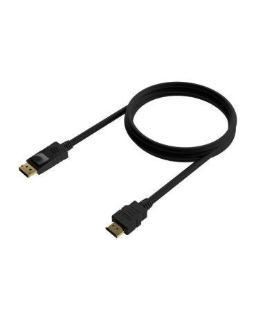 Cable Conversor Aisens A125-0550/ Displayport Macho - HDMI Macho/ Hasta 5W/ 2300Mbps/ 50cm/ Negro 2