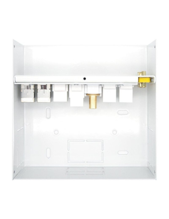 Caja de Conexiones Aisens A127-0720/ VGA - 2x HDMI - Jack 3.5 - USB Tipo-C - USB - 2x RJ45