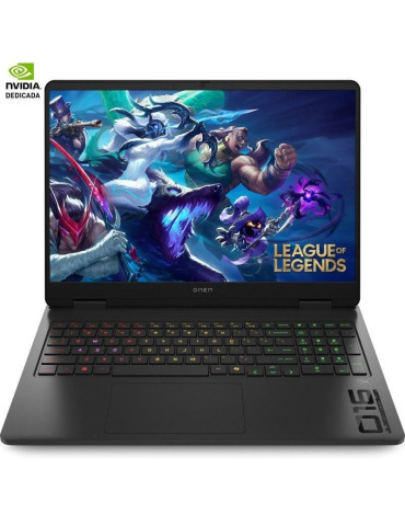 Portátil Gaming HP Omen 16-AM0036NS Intel Core Ultra 7-255H/ 32GB/ 1TB SSD/ GeForce RTX 5060/ 16"/ Sin Sistema Operativo