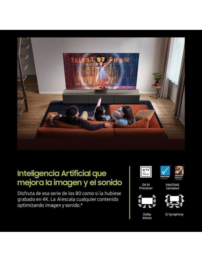 Televisor Samsung QLED Q7F TQ55Q7F4AU 55"/ Ultra HD 4K/ Smart TV/ WiFi