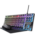 Pack Gaming Trust Gaming GXT 794/ Teclado RGB + Ratón RGB + Alfombrilla