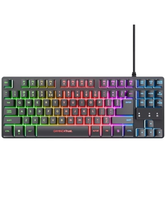 Pack Gaming Trust Gaming GXT 794/ Teclado RGB + Ratón RGB + Alfombrilla