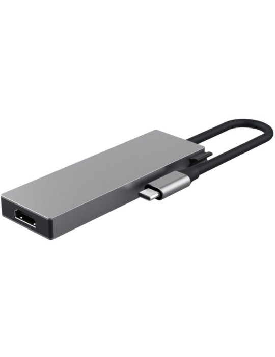 Docking USB Tipo-C Trust Dalyx/ 2xUSB/ 1xHDMI 4K/ 2xUSB Tipo-C/ Gris