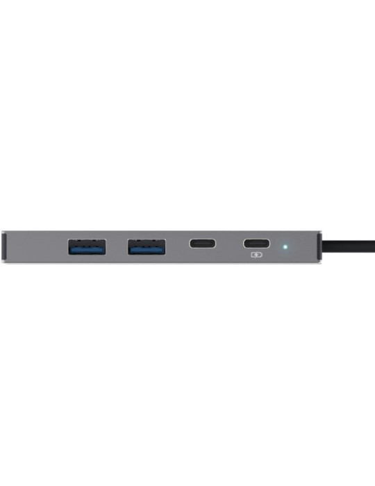Docking USB Tipo-C Trust Dalyx/ 2xUSB/ 1xHDMI 4K/ 2xUSB Tipo-C/ Gris