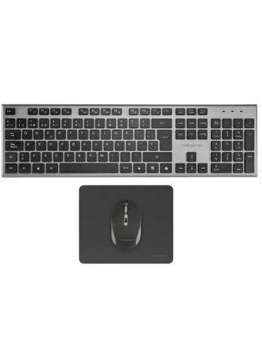 Pack Gaming Tacens ZENITH/ Teclado Inalámbrico + Ratón Inalámbrico + Alfombrilla