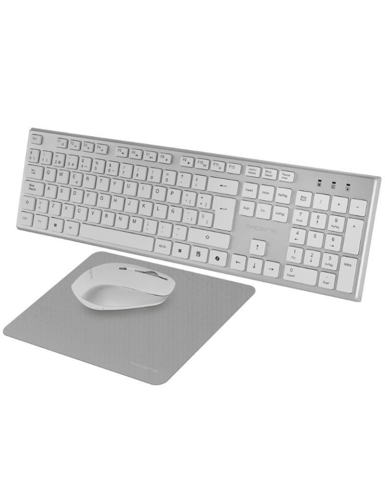 Pack Gaming Tacens ZENITH/ Teclado Inalámbrico + Ratón Inalámbrico + Alfombrilla