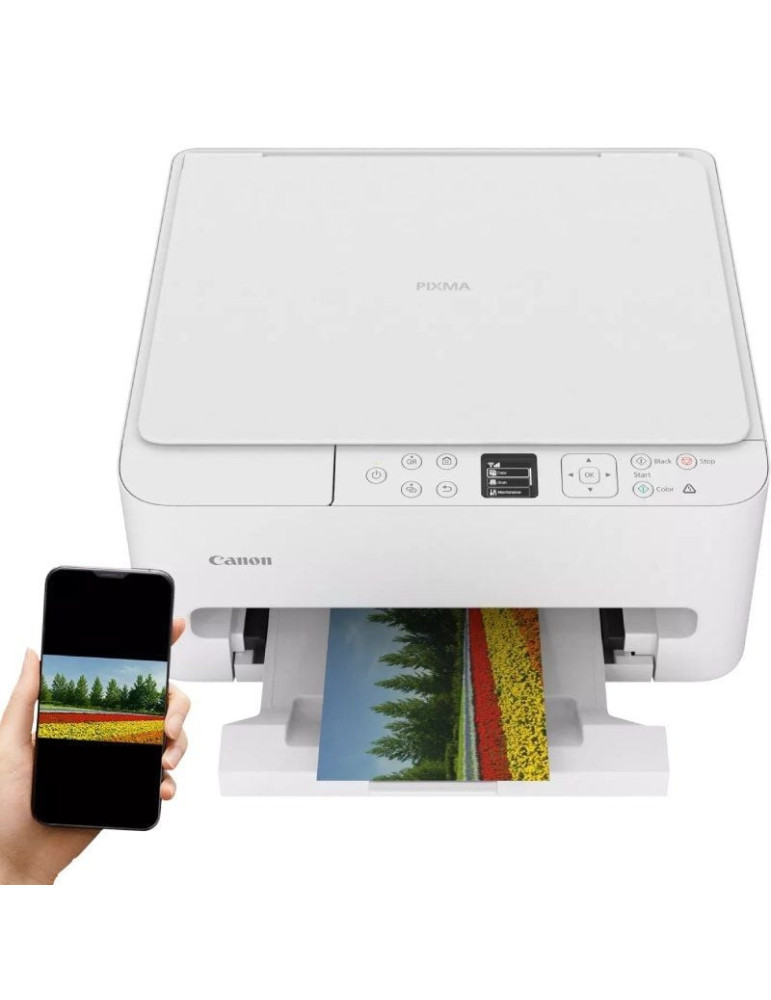 Multifunción Fotográfica Canon PIXMA TS6550i WiFi/ Dúplex/ Blanca