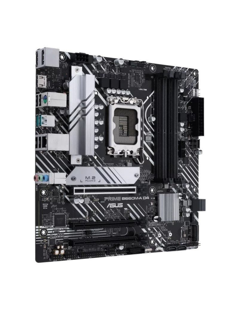 Placa Base Asus Prime B660M-A D4-CSM/ Socket 1700/ DDR4/ PCIe 4.0/ Micro ATX