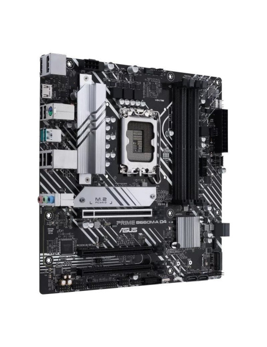 Placa Base Asus Prime B660M-A D4-CSM/ Socket 1700/ DDR4/ PCIe 4.0/ Micro ATX