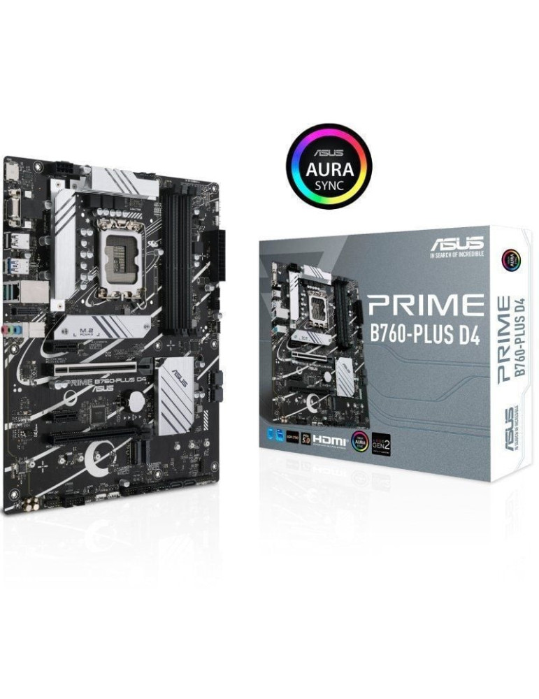 Placa Base Asus Prime B760-PLUS D4 Socket 1700/ DDR4/ PCIe 5.0