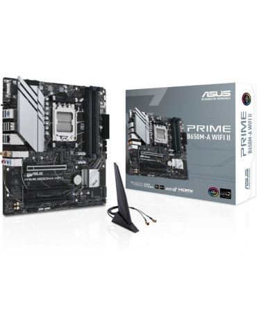 Placa Base Asus Prime B650M-A WIFI II Socket AM5/ DDR5/ PCIe 5.0/ Micro ATX
