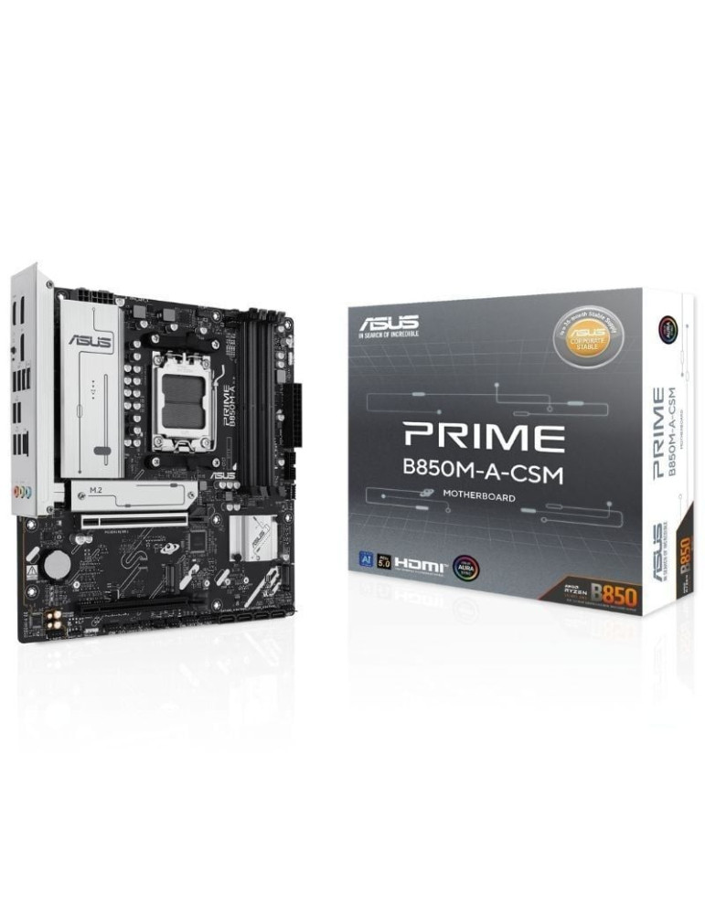 Placa Base Asus Prime B850M-A-CSM Socket AM5/ DDR5/ PCIe 5.0/ Micro ATX