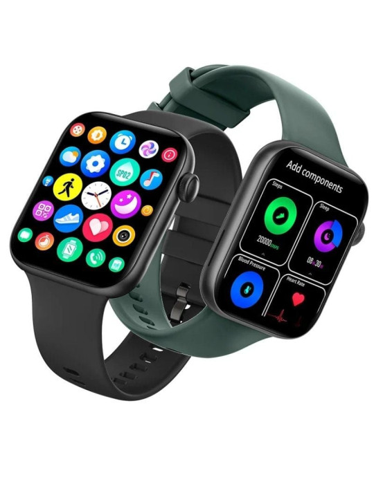 Smartwatch SPC Smartee Duo 2 9650N/ Notificaciones/ Frecuencia Cardíaca/ Negro/ Incluye Correa Extra