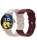 Smartwatch SPC Smartee Duo Velvet 9656B/ Notificaciones/ Frecuencia Cardíaca/ Blanco
