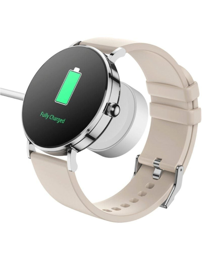 Smartwatch SPC Smartee Duo Velvet 9656B/ Notificaciones/ Frecuencia Cardíaca/ Blanco